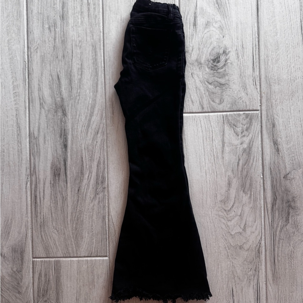 Shyanne Black Flared Kids Jeans
